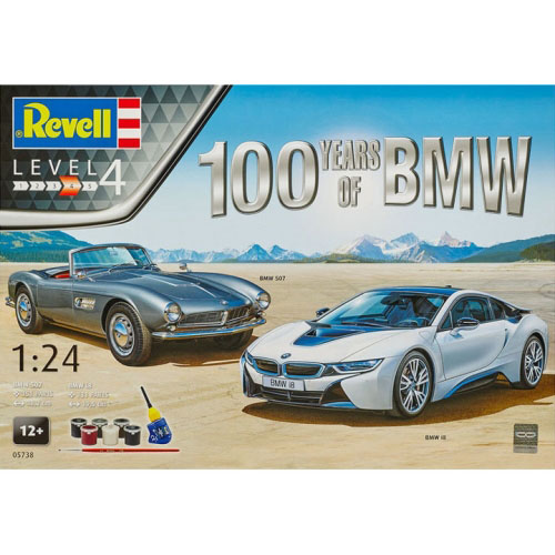 BV5738 1/24 Gift-Set 100 Years BMW(1/24 BMW i8 &amp; 1/24 BMW 508)