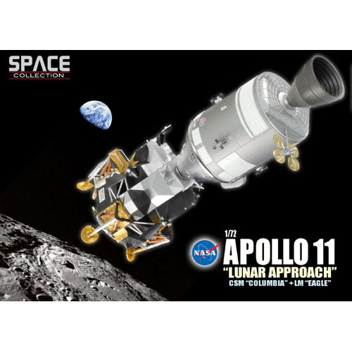 BD50375 1/72 나사 아폴로 11호 달접근, 사령선 콜럼비아 + 달착륙선 이글 (NASA Apollo 11 &quot;Lunar Approach&quot; CSM &quot;Columbia&quot; + LM &quot;Eagle&quot;)