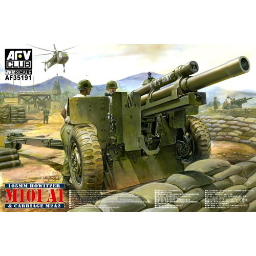 BF35191 1/35 105mm Howitzer M101A1 &amp; Carriage M2A2