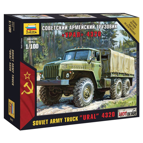 BZ7417 1/100 Soviet army truck Ural 4320 (New Tool- 2015)