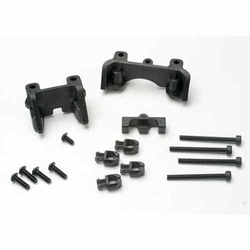 AX5317 Shock mounts (front &amp; Rear)/ wire clip (1)/ chassis wire clips (4)/ 3x32mm CS (4)/ 3x6mm BCS (1)