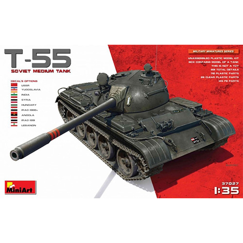 BE37027 1/35 T-55 Soviet Medium Tank