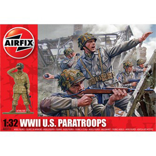BB02711 1/32 WWII U.S. Paratroops