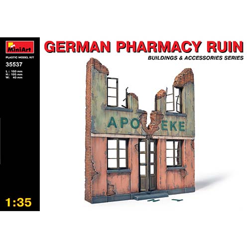 BE35537 1/35 German Pharmacy Ruin