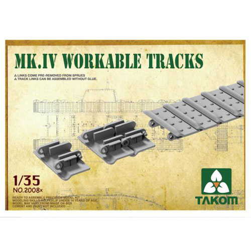 BT2008X 1/35 Mark IV Workable Tracks