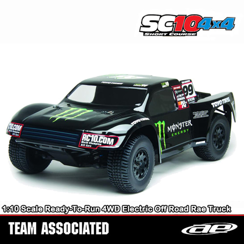 AAK90008 SC10 4x4 Ready-To-Run Monster Energy - Limited Edition