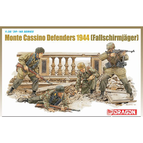 BD6514 1/35 Monte Cassino Defenders 1944 - Fallschirmjager (4 Figures Set)