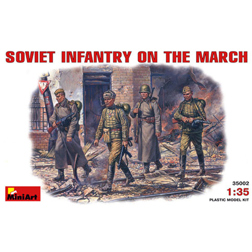 BE35002 1/35 Soviet infantry on the march