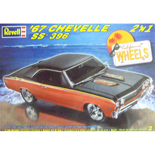 BM2880 1/25 California Wheels® `67 Chevelle™ SS™ 396