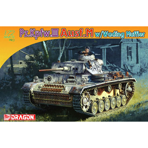 BD7290 1/72 Pz.Kpfw.III Ausf.M w/Wading Muffler - Armor Pro Series