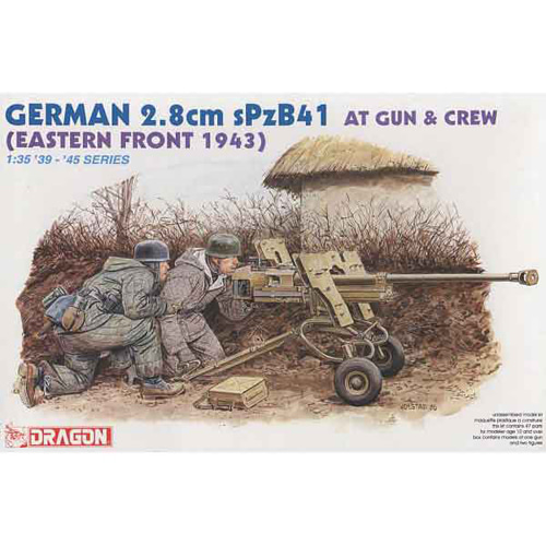 BD6056 1/35 German 2.8cm sPzB41 AT Gun w/Crew (Eastern Front 1943)