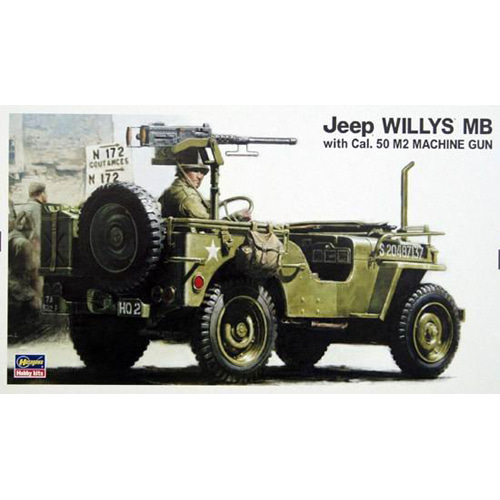 BH24502 1/24 Jeep Willys MB with Cal. 50 M2 Machine Gun (하세가와 단종 예정)