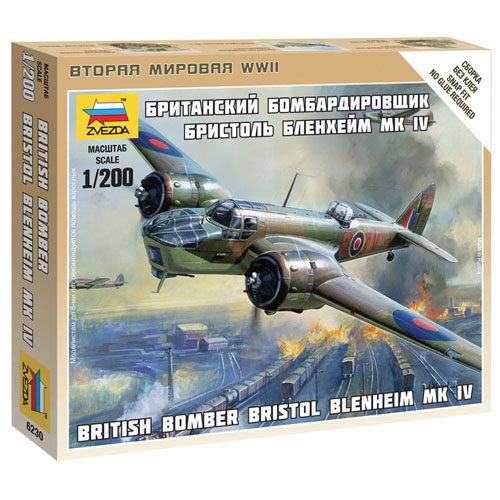 BZ6230 1/200 Bristol Blenheim British WWII Bomber (New Tool- 2014)