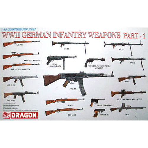 BD3809 1/35 WWII German Infantry Weapon Set 1