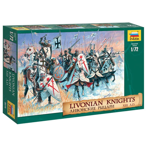 BZ8016 1/72 Livonian Knights XIII-XIV A.D.