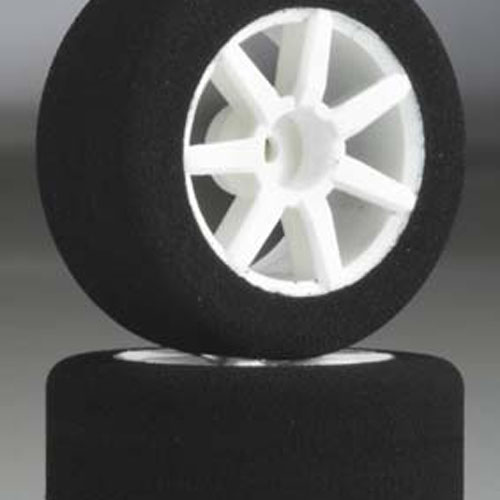 AA21306 RC18R Mounted Foam Tires - White