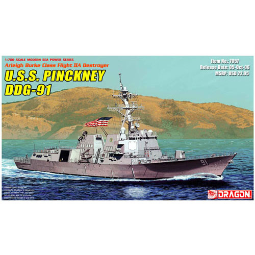 BD7057 1/700 USS Pinckney DDG-91 Arleigh Burke-class destroyer
