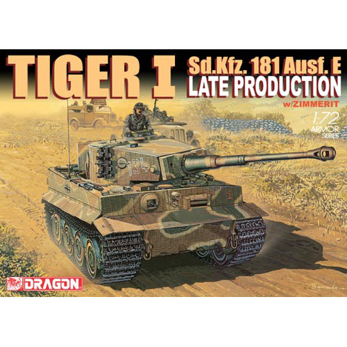 BD7203 1/72 Sd.Kfz. 181 Ausf. E tiger 1 Late Producton w/Zimmerit