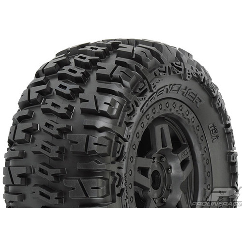 AP1160-13 Trencher 3.8&quot; (40 Series) All-Terrain Tires Mounted on Tech 5 Black Wheels for Front or Rear