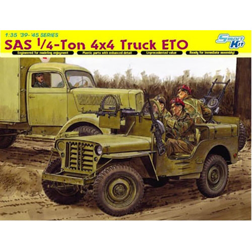 BD6725 1/35 SAS Raider 1/4 Ton 4x4 Truck ETO 1944 - SAS 인형 세트 누락