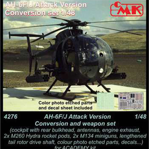ESCZ4276 1/48 Czech Master AH-6F/J Little Bird Attack Conversion Set