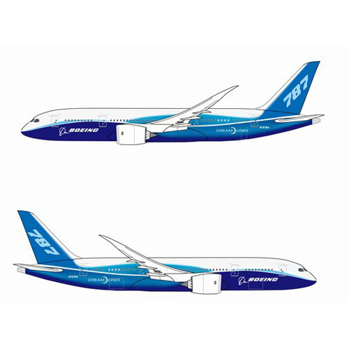 BD56209 1/400 Boeing 787 Dreamliner Test Flight ~ N787BA