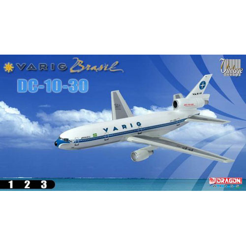 BD55726 1/400 Varig DC-10-30 &#039;Vintage Livery&#039; ~PP-VMB (Airline)