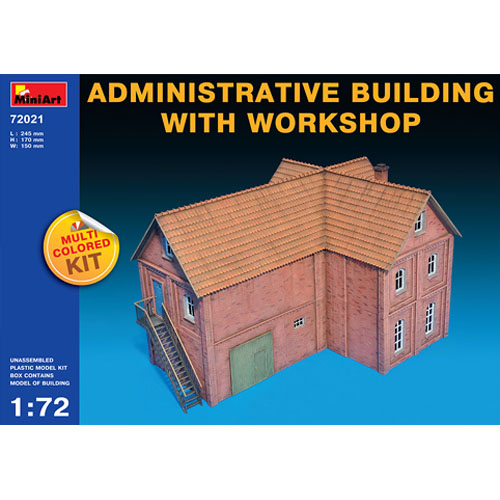 BE72021 1/72 Administrative Building with Workshop (New Tool-2012)