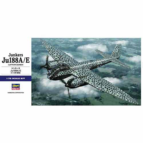 BH01563 1/72 Junkers JU188 A/E German WWII Bomber(하세가와 단종)
