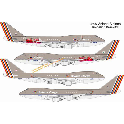 BD55987 1/400 ASIANA 747-400AND
