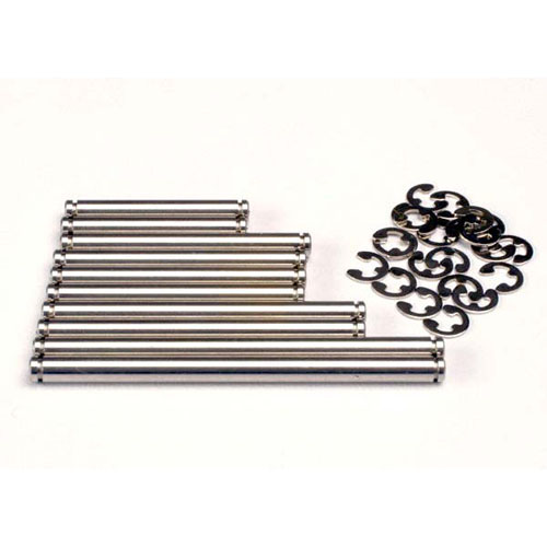 AX2739 Suspension pin set stainless steel (w/ E-clips)