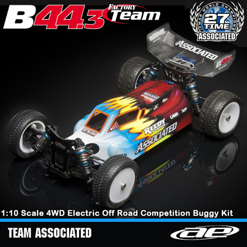 AAK9063 B44.3 Factory Team Kit - 1:10 Scale 4WD Electric Off Road Competition Buggy Kit