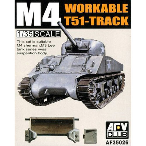 BF35026 1/35 M4 T-51 Workable Track For M3 Lee M3 Grant M4