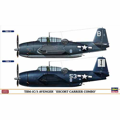 BH01998 1/72 TBM-1C/3 Avenger &quot;Escort Carrier COMBO&quot; (Two kits in the box)