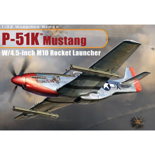 BD3224 1/32 P-51K Mustang w/4.5 inch M10 Rocket Launcher