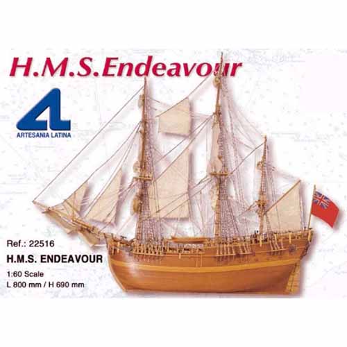 BA22516 1/60 H.M.S. Endeavour Bark 1768