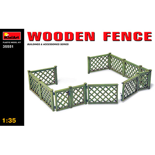 BE35551 1/35 Wooden Fence(나무 팬스)(미니아트 품절)