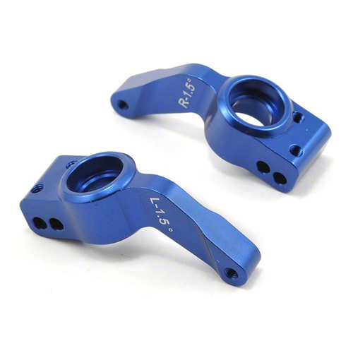 AX6455 Axle carriers rear 6061-T6 aluminum left &amp; right (blue-anodized)