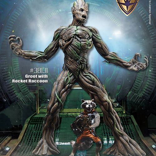 BD38131 1/9 Guardians of the Galaxy Groot with Rocket Raccoon
