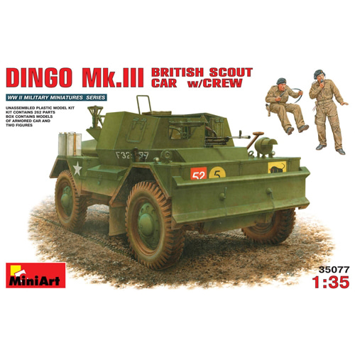 BE35077 1/35 Dingo Mk.III British Scout Car w/Crew