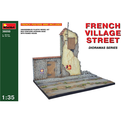 BE36050 1/35 French Village Street (New Tool-2012)