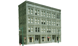 JW11900 1/87 M.T. Arms Hotel - HO Scale (1/87 호텔)