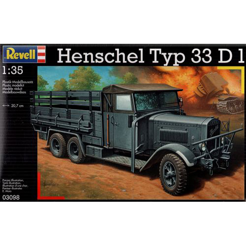 BV3098 1/35 Henschel Type 33 D 1(New Tool)~ICM