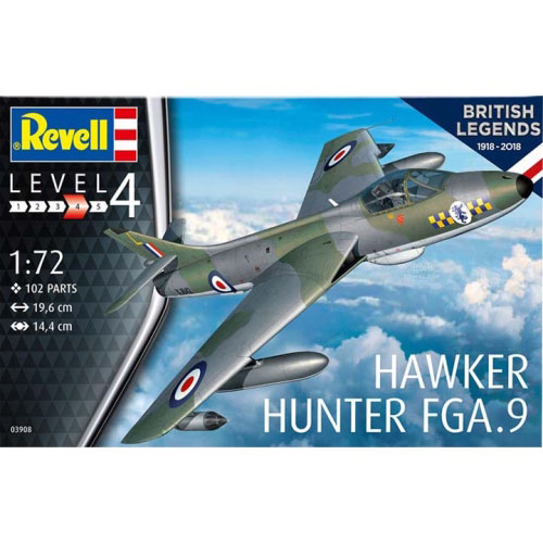 BV3908 1/72 British Legends: Hawker Hunter FGA.9