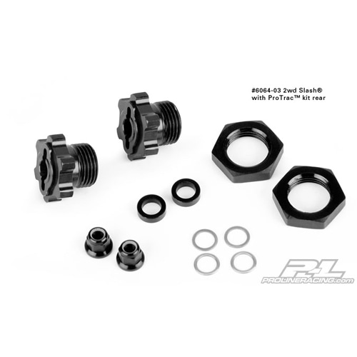 AP6064-03 17mm Rear Wheel Adapters for 2WD Slash with Pro-Line ProTrac