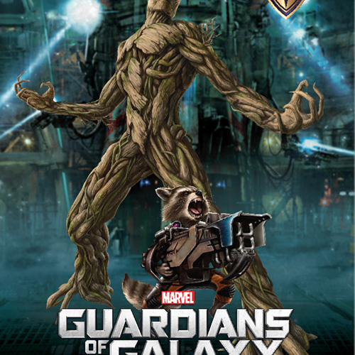 BD38341 1/9 Guardians of the Galaxy Groot with Rocket Raccoon