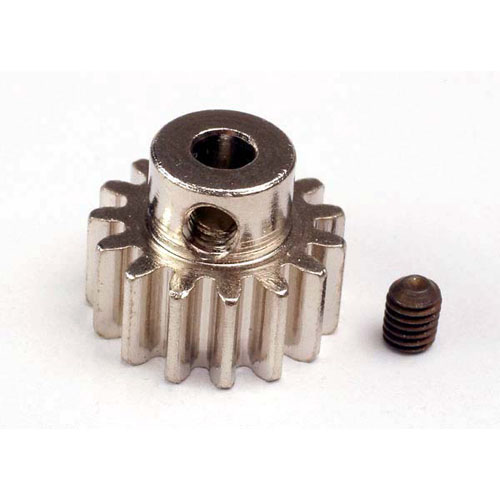AX3945 Gear 15-T pinion (32-p) (mach. steel)/ set screw