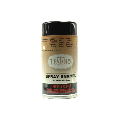 JE1251 에나멜:스프레이 구리색 Copper (유광) 90ml - Metallic Copper - 3 oz. Spray Can