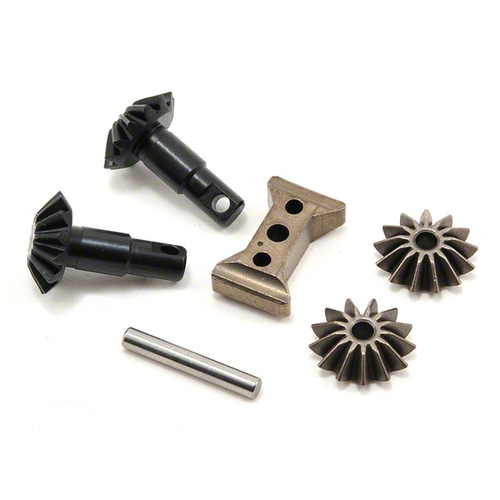 AX6882X Gear set differential (output gears (2)/ spider gears (2)/ spider gear shaft carrier support)