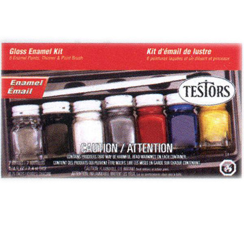 JE9115 All-Purpose Gloss Enamel 6 Color Paint Set